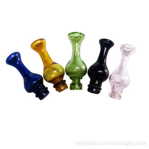 Colorful Glass Mouthpiece Manufacturer, Used for 510 or eGo E-cigarettes